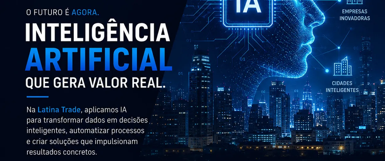 Inteligência Artificial sobre cidade